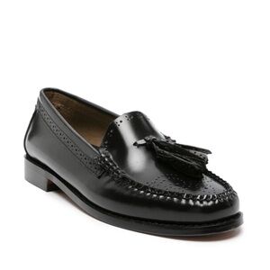 G.H. Bass Estelle Tassel Black Loafers 10